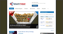 Desktop Screenshot of binarytoday.com